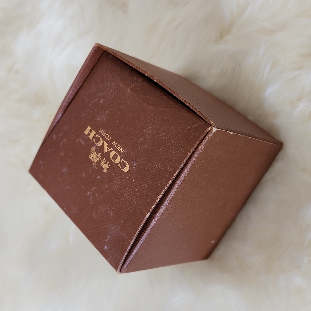 NWT IOB Coach Gold Teddy Bear Key Ring Or Bag Charm 💛🧸🎁 - Picture 11 of 13